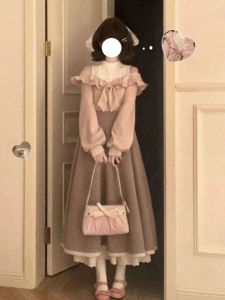 CHANGTONG | Elegant Unique Beautiful Pinched Waist Puff Skirt Dress
