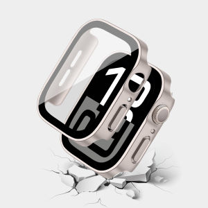 Casing untuk Watch Seri 10 46mm 42mm 44mm 40mm 45mm 41mm LWatch Ultra 49mm Seri 9 8 7 SE SE2 6 5 4 Casing dengan Pelindung Layar Kaca