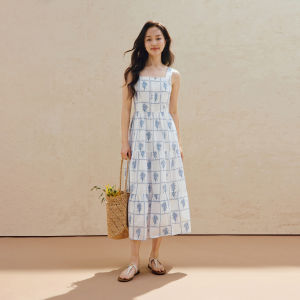 INMAN | Resort Embroidered Cotton Dress