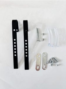 Thickened Metal Bike Basket Hook for Electric Vehicle Modification with Screw Adjustable Bicycle Basket Hooks Bike Accessories