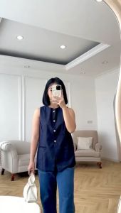 NANDO ATASAN VEST WANITA ELEGANT KANTOR BAHAN KATUN IMPORT PREMIUM QUALITY