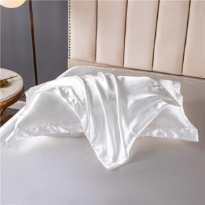 Summer Double-Sided Ice Silk Pillowcase Pair Single Person Silk Slip Sleep Real Silk Pillowcase 48X74cm Pillow Core Case
