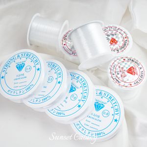 Transparent Crystal Filament Wear Jewelry Elastic String Handmade DIY Fishing Line Beaded Bracelet/Necklace Jewelry String Rope