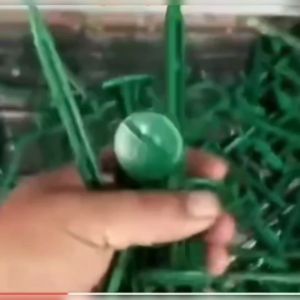 100pcs Garden Ground Nail PP Mulch Fix Tools Greenhouse Film Prevention Ground Cloth Sunshade Fly Net Plastic Fixed Pegs
