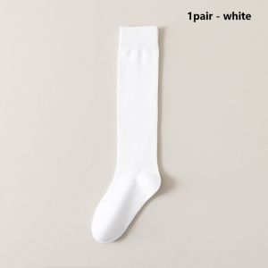 Harajuku Long Socks Women Stockings Organic Cotton Solid Warm Thigh High Ladies Girls Street Fashion Young Casual Knee Socks