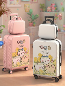 Multifunctional Graffiti Luggage Student Travel Suitcase Large Capacity Male Boarding Password Box Fashionable Trendy ABS PC Material Universal Gender