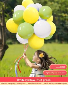 ETY | Multicolor Thick Balloons for Childrens Birthday Decorations 10 Pieces