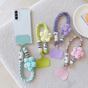 อัพเกรดใหม่หนาและทนทานถักเชือกสั้นโทรศัพท์มือถือ Universal Lanyard Multi-Purpose Hand ดึง Anti-Loss เชือก