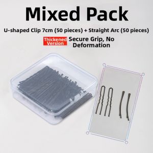 JIUDUOLAN | U-Shaped Hair Clip Black Hair Styling Accessory