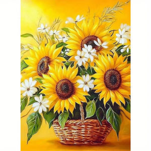 500 1000 1200 2000pcs Jigsaw Puzzle Vibrant Sunflower And Wildflower Meadow Floral Scene For Adults Family Fun Brain Teaser