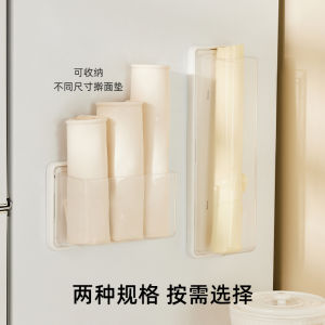 Magnetic Silicone Dough Mat Storage Box Fridge Magnet Rolling Pin Holder Baking Accessories Kitchen Storage Organizer