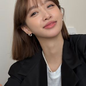 Women 925 Silver Gold Earrings Ear Hoop Copper Versatile Sweet Girl Fashion Jewery