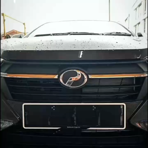 Perodua Bezza 2020-2024 Ready Cut Honeycomb Grill Bumper Grilles Full Set Top Bottom Cover
