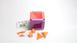 [Choo Choo Toy] Montessori 3D Magic Tangram Early Learning Geometric Cubes STEM Toy Mainan Tangram 立体七巧拼图 - BT397