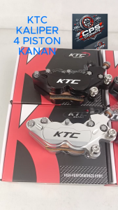 Kaliper KTC Racing 4 Piston Kanan CNC Anodized Nmax / Xmax / Vario / Beat / Mio Caliper 4p Right
