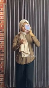 ATASAN WANITA KNIT PREMIUM / INARA KNIT PREMIUM KANCING TANGAN PREMIUM