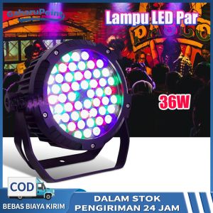 Lampu Sorot Disco Led Par 36 Mata - RGB / Lampu Panggung Led