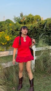 *พร้อมส่ง* Upeachme - CHINESE TOP 2025 I เสื้อตรุษจีน เสื้อคอจีน เสื้อครอปตรุษจีน กี่เพ้า เดรสตรุษจีน ชุดตรุษจีนผู้หญิง