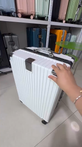 Combo 2 Vali Kéo Khung Nhôm Đựng Quần Áo Đi Du Lịch Size 24- 20 inch Chất Liệu PC Nhẹ Cao Cấp BH 5 Năm