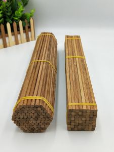 Handmade DIY Building Model Materials Carbonized Bamboo Sticks Small round Rods Thin Bamboo round Wood Sticks Bamboo Strips