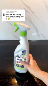 Chai Xịt Tẩy Dầu Mỡ Nhà Bếp Denkmit Đức 750ml – Làm Sạch Hiệu Quả Hương Dịu An Toàn Thiết Bị