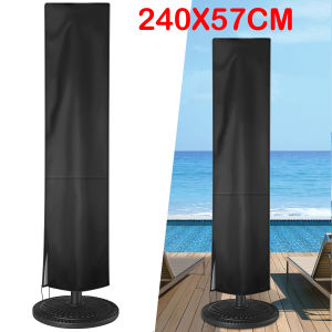 Oxford Cloth Waterproof Parasol Cover Outdoor Garden Patio Anti-UV Windproof Rainproof Sunshade Umbrella Cover Accessories