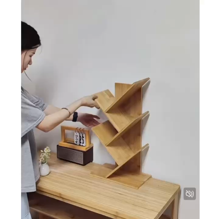 Sumar🌈ชั้นจัดเก็บหนังสือบนโต๊ะ | ชั้นวางขนาดกะทัดรัด ประหยัดพื้นที่ ...