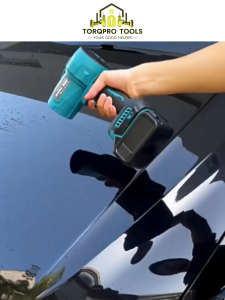 【TorqPro】เครื่องเป่าลม เครื่องเป่าลมไร้สาย เครื่องเป่าฝุ่น เครื่องเป่าใบไม้ เป่าลมไฟฟ้า ความเร็วเกียร์ 3 แรงลมแรง 1400G