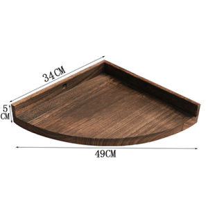 MOLORE | Wall-mounted Triangle Shelf Real Wood Corner Rack
