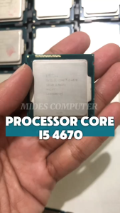 Processor core i5 4670 3.40ghz socket 1150 + Fan