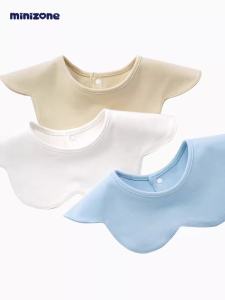 Newborn Baby Fashion Saliva Towel 360 Degree Rotating Petal Design Feeding Bib Absorbent Wipe Korean Style Infant Accessories