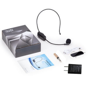 ชุดหูฟังไร้สายไมโครโฟน 2.4g สําหรับการสอน Performance Stage ลําโพงบลูทูธหูฟังแบตเตอรี่ลิเธียมในตัวการใช้การประชุม