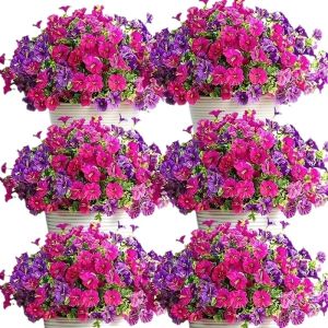 Artificial Flowers Vine Morning Glory Wedding Wreath Home Room Valentines Decor Outdoor Yard Garden Hanging Arch DIY Gift Props