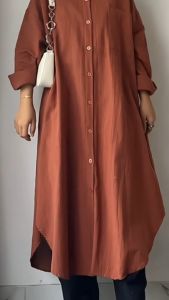 Tunik Polos Wanita Jumbo LD 120 Lengan Panjang Terbaru 2024 Bisa Bayar Ditempat