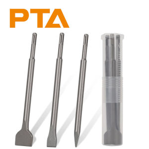 250mm Chisel Set SDS Plus Shank Electric Hammer Drill Bit Point Groove Flat Chisel Masonry Tools for Concrete Brick Wall Rock