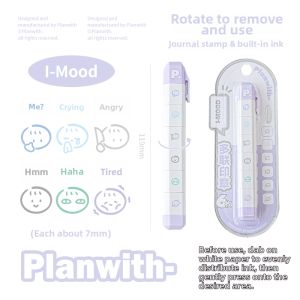 full girlish | Diary Stamp For Daily Life Tracking DIY Hand Account Materials