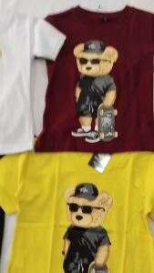 Kaos Anak TEDYBEAR BONEKA BERUANG 100%Katun Lakilaki Perempuan-Baju Anak BERUANG LUCU