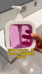 Cute Transparent Refillable Dispenser 可爱透明按压式压取器 Botol Sabun Kosong Cantik Besar Large Shampoo Soap Bottle