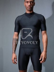 ชุดว่ายน้ำ 2ชิ้น เสื้อ+กางเกง ชุดว่ายน้ำผู้ชายรุ่นใหม่ ชุดว่ายน้ำรัดรูป 11560+21310