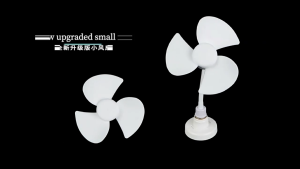 3 Spiral Fan Blades Small Fan Low Noise Energy Saving 3 Blade Plastic Fan Blade (13 cm)