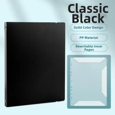 A4 Sheet Music Holder Choral Rewriteable Loose Leaf Piano Music Clip Score Storage Album PP Material for Students And Business