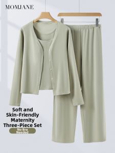 Mom Jane | Postpartum Breastfeeding Nightwear Thin Summer Sweat-absorbing with Padding