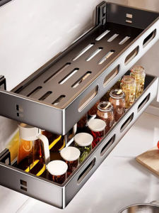 WEIMEIYUAN | Wall-mounted No-drilling Spicy Condiments Storage Rack