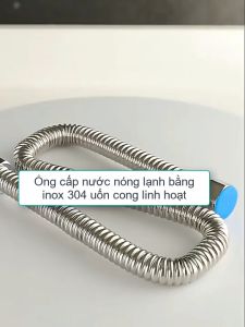 nước (1-1.5m tùy chọn) 01 Ống cấp nước thông minh thế hệ mới d20mm bằng inox 304 uống cong linh hoạt lắp cho bình nóng lạnh vòi nước (1-1.5m tùy chọn)
