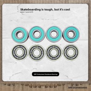 RMT | Steel Light Precision Low Friction High Speed Long Lasting Corrosion Resistant Skateboard Bearings