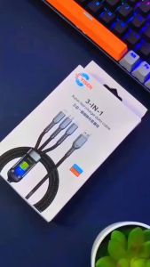 KABEL CASAN HP CEPAT PENUH 3in1 FAST CHARGING / CABLE DATA USB PENGISIAN CEPAT