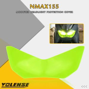 Motorcycle Acrylic Headlight Guard Head Light Lens Cover Protector For YAMAHA NMAX155 NMAX N-MAX 155 2020 2021 2022 2023