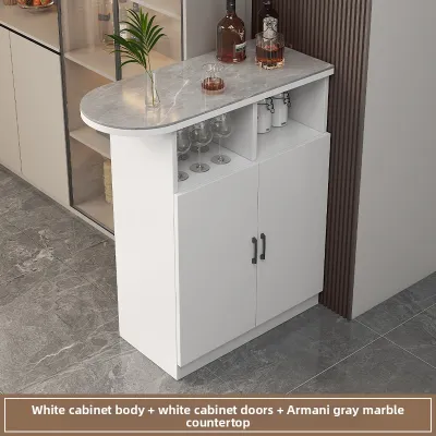 Modern Minimalist Home Bar Table Dining Room Kitchen Partition Cabinet Luxury Artificial Board Storage Art Style Furniture