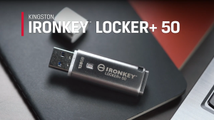 Kingston IronKey Locker+ 50 USB Flash Drive Encrypted IKLP50 ( 32GB / 64GB / 128GB / 256GB )