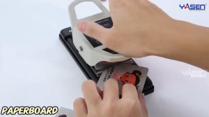 2in1 Corner Puncher Cutter Heavy Duty Single Hole Round & Oblong for Paper Corner Laminated ID Card Corner Hole Puncher